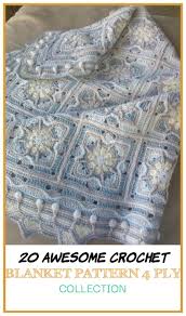 4 Elegant Crochet Blanket Pattern 4 Ply Nel 2020 Scialli Uncinetto Uncinetto