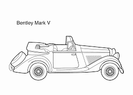 Mini Cooper Coloring Pages Elegant Super Car Bentley Mark 5 Coloring Page For Kids Printable