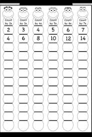 skip counting by 2 3 4 5 6 and 7 worksheet free