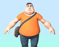 Cartoon characters f.a.t version @sona show. Fat 3d Models Cgtrader