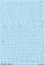 Die buchstaben sind zufällig gemixt. 1 100 Gm Font Decal No 2 Line Shape Alphabet Gray Material Hobbysearch Hobby Tool Store
