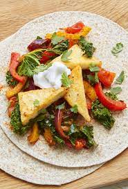Spicy Tofu Fajitas Recipe Recipe Vegetarian Ingredients Recipes Tofu