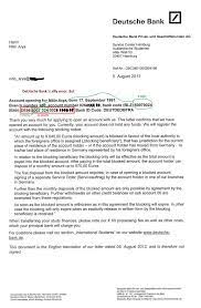 Our reputation is our most valuable asset and we deeply regret our. Deutsche Bank Privat Und Geschaftskunden Ag
