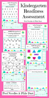 Kindergarten Readiness Assessment Pool Noodles Pixie Dust Kindergarten Readiness Kindergarten Readiness Assessment Homeschool Kindergarten