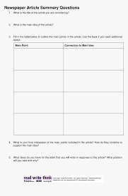 Add the information you want to tell, illustrate your articles with photographs, and print the newspaper! Newspaper Article Summary Template Parts Of An Essay Hd Png Download Kindpng