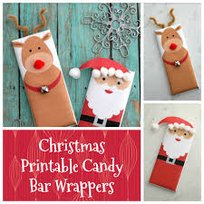 Free printable raffle ticket template vastuuonminun. Christmas Printable Candy Bar Wrappers All In A Days Workall In A Days Work