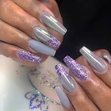 You can create pretty abstract designs on your nails with the purple polish along with other complimentary colors. 50 Gorgeous Purple Nail Ideas And Designs To Inspire You In 2020