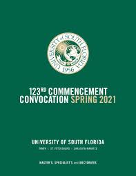 Spring 2021 USF Graduate Commencement Program by USF Commencement