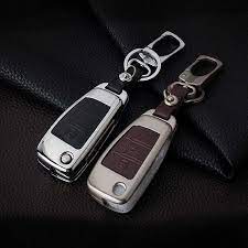 Peacekey Zinc Alloy Leather Car Key Cover Case For Audi A4 B6 A1 A3 A5 A6 A7 A8 R8 Q3 Q5 Q7 Tt 80 B5 B7 B8 C5 C6 R8 A4l A6l