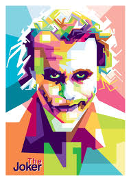 Joker In Popart Portrait By Limada Iqbal Wpap Art Pop Art Artists Art