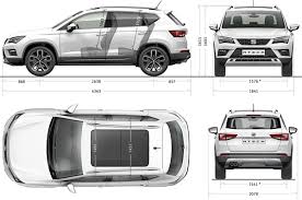 The seat ateca boasts a handsome interior with controls in front wheel drive models luggage capacity is measured at 510 litres which is considerably more seat ateca kofferraum masse. Afmetingen Seat Ateca 2018 2019