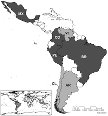 The list contains english and french country names as well as the local names of the countries. Plos One Policy Development For Environmental Licensing And Biodiversity Offsets In Latin America