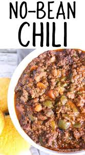 Pin By Linda Widmar On No Bean Chili Ground Beef Chili Recipes Chilli Recipes Bean Chili Recipe
