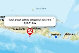 Sumber bmkg menyebut, gempa berlokasi di 8.63 lintang selatan, 112.34 bujur timur (57 km tenggara kabupaten blitar. Gempa Guncang Bali Sumbernya Di Tenggara Blitar Balipost Com