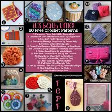 A luxury spa style gift set. It S Bath Time 50 Free Crochet Patterns For The Bathroom Oombawka Design Crochet