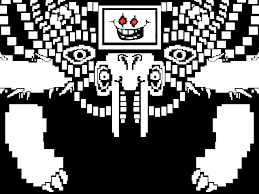 @smth photoshop flowey is the official name of this flowey the files call it flowey x and fans nicknamed it omega flowey. Non Photoshop Flowey Pixel Art Of Omega Photoshop Flowey Imgur
