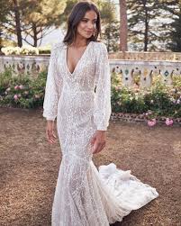 Mermaid & trumpet wedding dresses. Wedding Dresses Vintage Bohemian Rustic Image Kiko Riaze Wedding