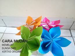 Silahkan kunjungi situs tersebut untuk berbagai macam tutorial lainnya seperti origami bintang, binatang. Cara Mudah Membuat Bunga Dari Kertas Origami Blog Mas Hendra