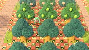 Semi dwarf trees need a spacing of 18 feet for easy access to each tree. Acnh Orchard Design Guide How To Make Animal Crossing Gamewith