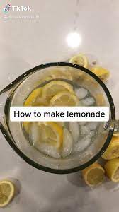 How To Make Lemonade Video In 2021 Homemade Lemonade Recipes Good Lemonade Recipe Lemon Juice Recipes