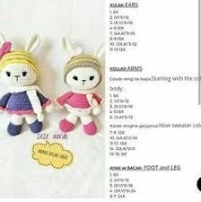 Amigurumi Orgu Oyuncak Modelleri Atkili Minik Tavsan Modeli Tarifi Anlatimli Amigurumi Tavsanciklar Oyuncak
