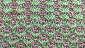 They are quite easy to work up and as usual, do not require much yarn. Knitting Patterns Plain Of Flowers Two Color Knitting Design Youtube