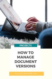 How To Do Document Version Control With Example Girl S Guide To Project Management In 2020 Document Management System Project Management Electronic Filing System