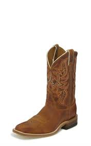 Justin Boots Br735 Austin Distressed Cognac