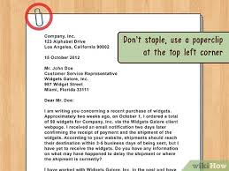 How To Write A Business Letter With Pictures Wikihow