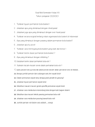 Check spelling or type a new query. Soal Mid Semester Kelas Viii