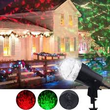 Kaleidoscope Projection Spotlight Light Outdoor Led Rotating Light Show Crystal Ball Flame Li Led Projector Lights Spotlight Lighting Christmas Light Projector