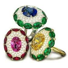 Leyla Ozakbas Beautiful Multi Coloured Stones Rings Beautifulfinejewelry Color Stones Jewelry Colored Stone Rings Star Jewelry