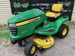 Find great deals or sell your items for free. 42in John Deere X300 Riding Lawn Tractor W 466 Hours 17 5 Hp Kawasaki Gsa Equipment New Used Lawn Mowers And Mower Repair Service Canton Akron Wadsworth Ohio