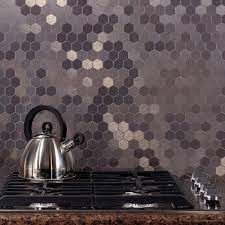 Check out our penny tile selection for the very best in unique or custom, handmade pieces from our подстаканники shops. Awesome Backsplash Tiles In A Stainless Steel Color Great For The Kitchen Http Www Menards Com Ma Kitchen Splashback Metal Tile Decorative Tile Backsplash