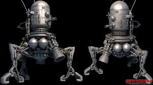Concept Ships 3d Lunar Lander Concept Ships By Paul Pepera Concept Ships Futuristic Robot Game Art