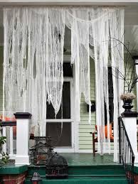 We hung a scary skeleton in the inside center of the trampoline and wrapped the outside with caution tape. 125 Cool Outdoor Halloween Decorating Ideas Digsdigs
