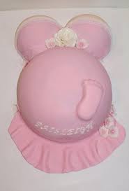 Pregnany Belly Baby Shower Cake Cake By Sweet Cakes By Cakesdecor