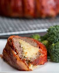 Bacon Wrapped Mashed Potato Stuffed Meatloaf Recipe By Tasty Recipe Recipes Food Beef Recipes