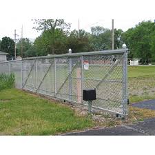 If installed by a company, would be 5k. Hoover Fence Chain Link Fence Single Track Aluminum Slide Gate Kits Hoover Fence Co