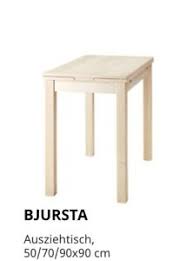 Wer alleine oder zu zweit lebt, kommt mit einem kleinen esstisch aus. Ikea Bjursta Tisch Weiss 50 X 90