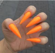 Jul 06, 2021 · there are a few different types of fake nails: 23 Trendy Nails Stiletto Orange Art Designs Classy Nail Designs Stiletto Nails Long Stiletto Nails