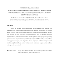 Ocr without errors pages count: Pdf Definisi Pekerja Dalam Konteks Akta Pekerjaan 1955 Akta Perhubungan Perusahaan 1967 Ordinan Buruh Sabah Ordinan Buruh Sarawak Serta Rujukan Ujian Ujian Tertentu