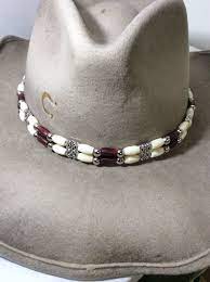 Beaded Hat Band Cowboy Hat Band Rodeo Queen Cowboy Hat Western Hat Band Cowgirl Hat Southwestern Wear Western Dres Cowboy Hats Beaded Hat Bands Hat Band