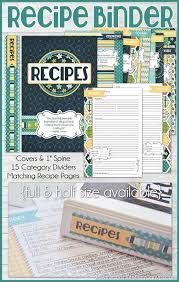 New Recipe Binder Printables A Giveaway Recipe Binder Printables Recipe Book Diy Recipe Binder