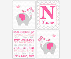 Check spelling or type a new query. Baby Girl Nursery Wall Art Pink Gray Elephants Personalized Name Art Typography Girl Room Wall Decor Elephant Wall Decor Baby Nursery Decor Dezignerheart Designs C Personalized Baby Nursery Decor