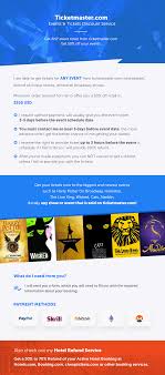 If refunds for your event are approved by the event organizer, you will see a request a refund link in your online account. Wts Worldwide Any Tickets Events From Ticketmaster Com Get 50 Off Now Mpgh Multiplayer Game Hacking Cheats