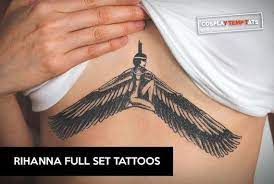 Rihanna had an egyptian falcon tattoo inked and covered up the music notes tattoos on june 2012, she showed her egyptian falcon tattoo on twitter and said, falcon: Pin On Tattoo