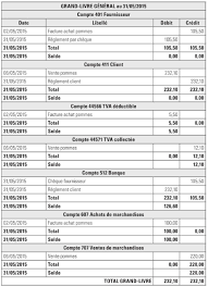 Le Grand Livre La Balance Et Les Documents De Fin D Exercice Livres De Comptabilite Apprendre La Comptabilite Comptabilite De Gestion