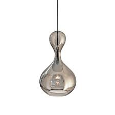 Blubb 1 Pendant Light With Chrome Glass Lampefeber
