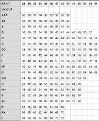 Perspicuous Bra Sister Size Chart Uk Size 2019